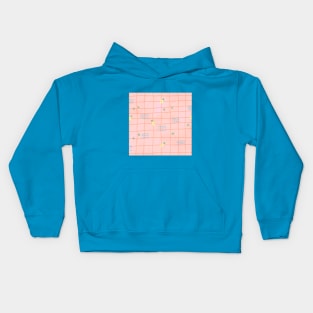 Palm Trees Grid Kids Hoodie